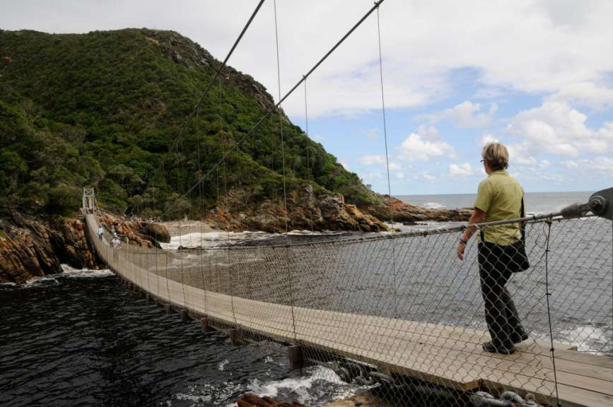 Manche Wege sind auch wackelig