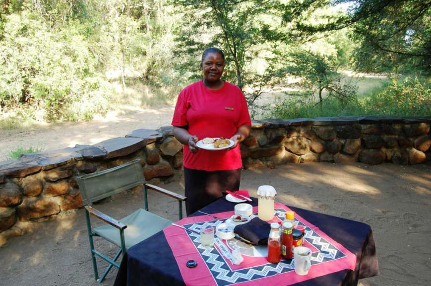 Mkhaya Game Reserve: eine Gastgeberin