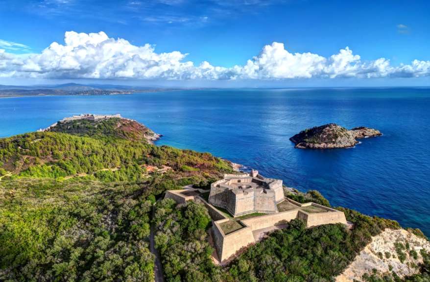 Blick vom Monte Argentario