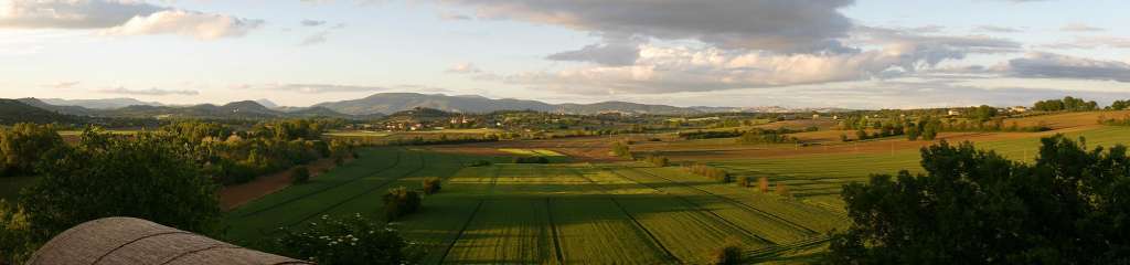 Aussicht von Castello Umbrien