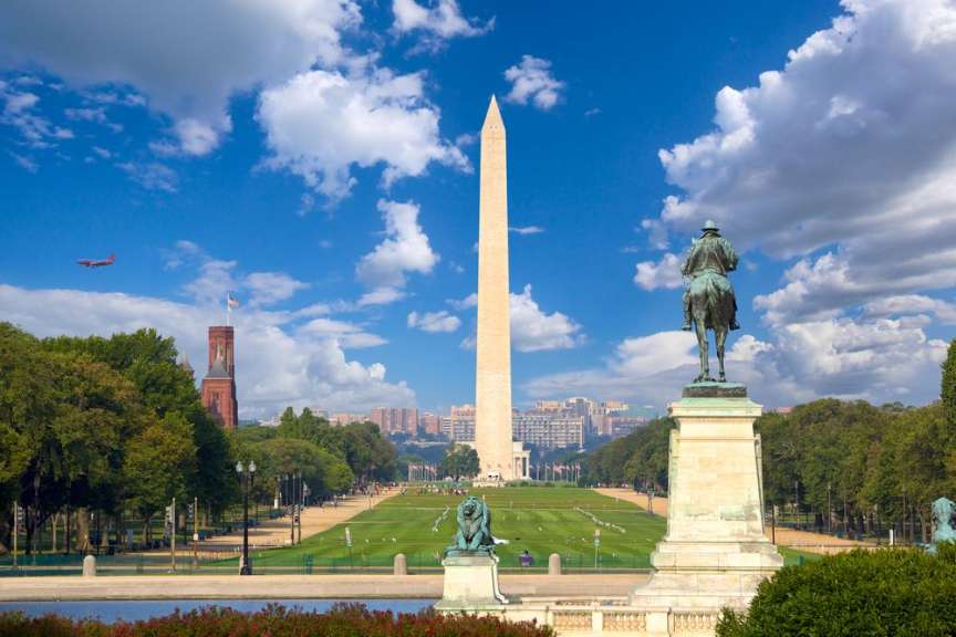 Hauptachse der Stadt: National Mall