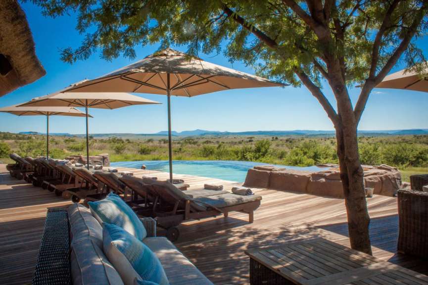 Familienfreundlich: Safari-Lodge im Nambiti Game Reserve