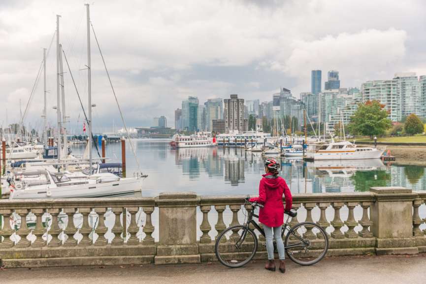 Sightseeing mit dem Rad: Geführte Tour durch Vancouver