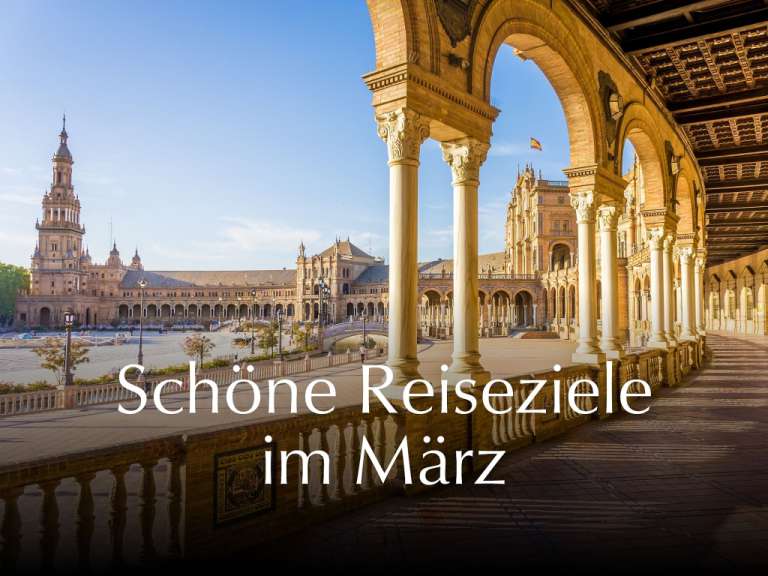Eine schöne reiseziele im märz-Postkarte