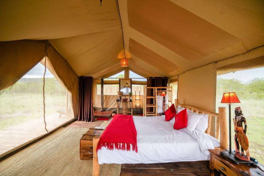 Komfort im Busch: Safarizelt