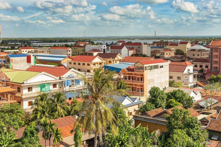 Am Ufer des Mekong: Kratie