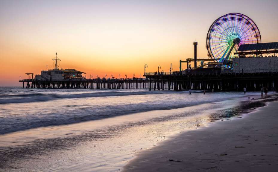 Beliebte Promenade: Santa Monica