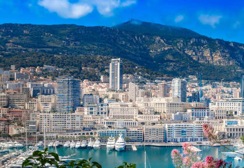 Blick auf Monaco