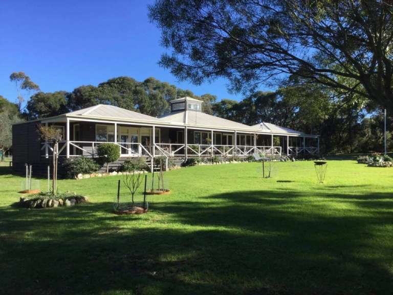 Blick über Corner Inlet: B&B bei Yanakie