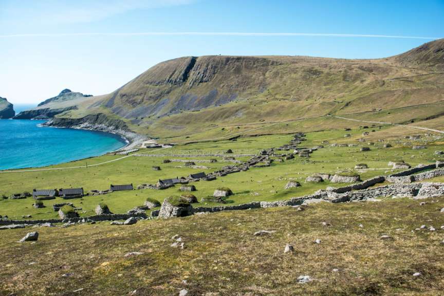 Verlassenes Dorf: St. Kilda Archipel