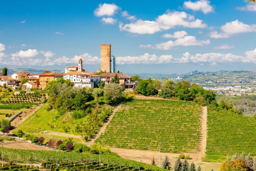 Mittelalterlicher Turm: Barbaresco