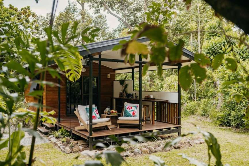 Einzigartige Cottages: Obstfarm im Daintree Rainforest