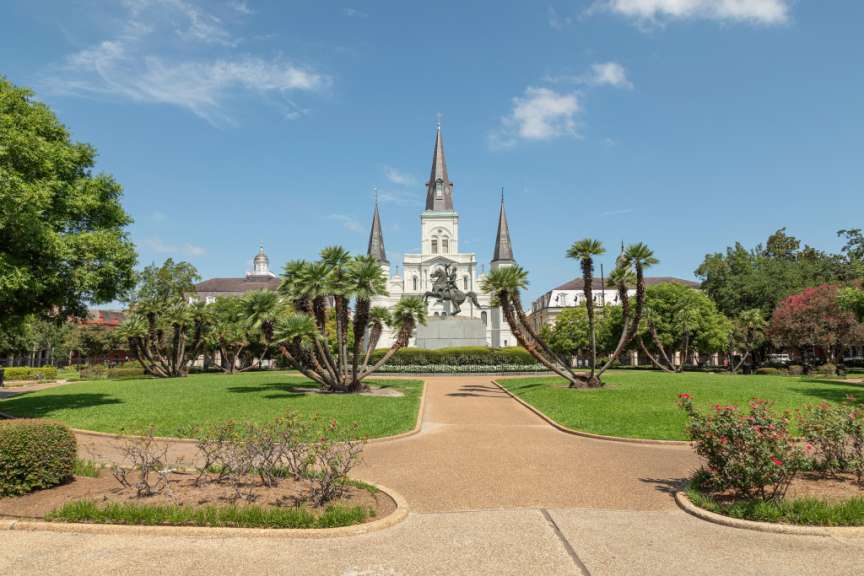 Im Zentrum des French Quarter: Jackson Square