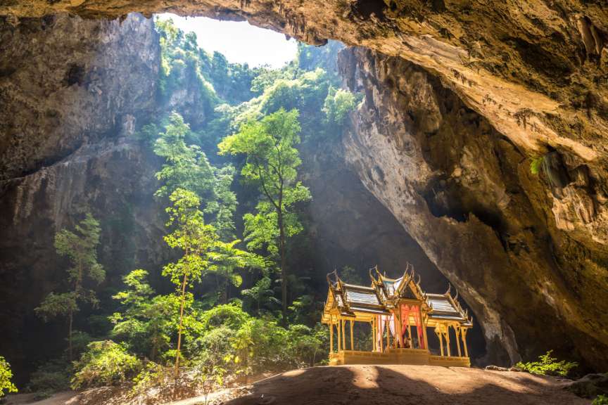 Ziel der Wanderung: Phraya Nakhon Höhle