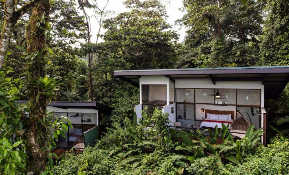 Von Regenwald umgeben: Lodge bei La Fortuna