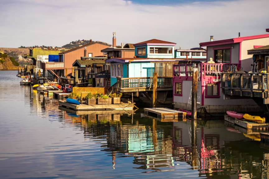 “Floating Homes” von Sausalito