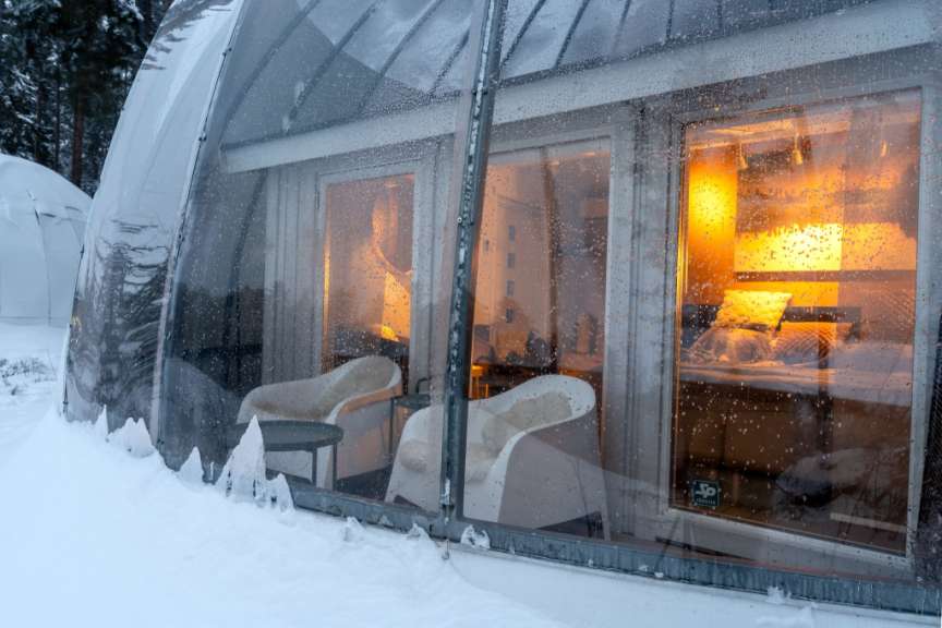 Geschlossene Terrasse