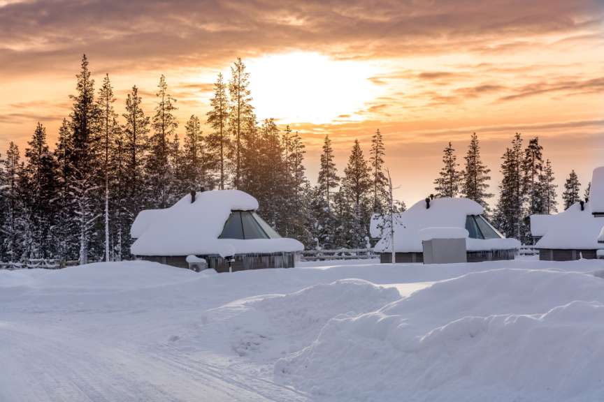 Glasiglu in Lappland