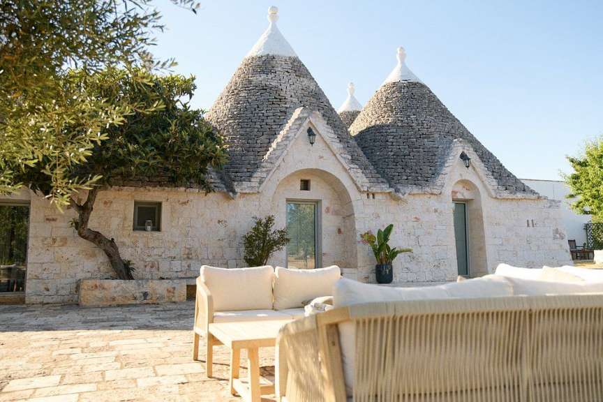 Historische Unterkünfte: Trulli bei Monopoli