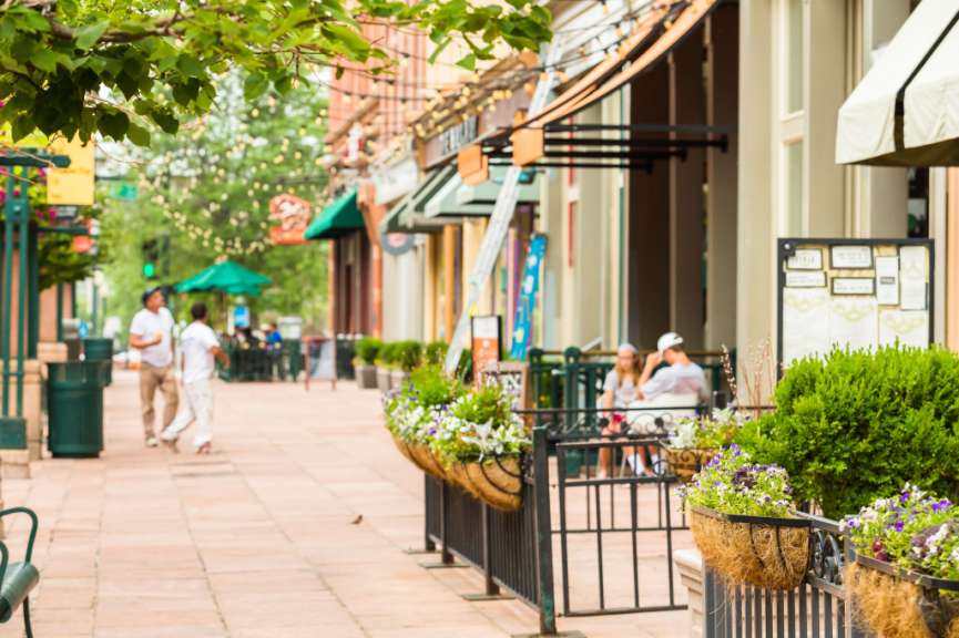 Historische Architektur, moderne Lebensart: Larimer Square