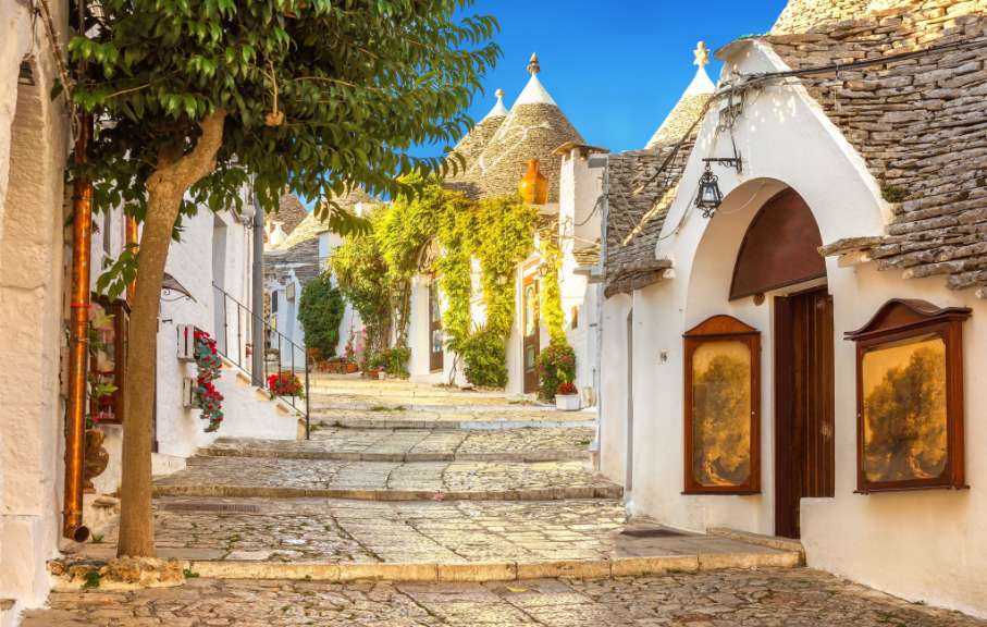 Dorf der Trulli: Alberobello