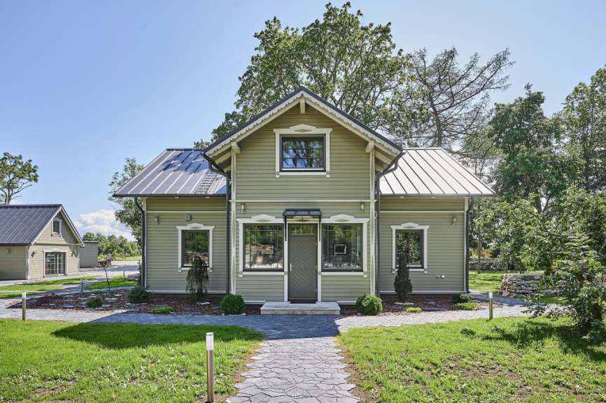 Gebäudeensemble aus dem frühen 20. Jahrhundert: B&B auf Muhu