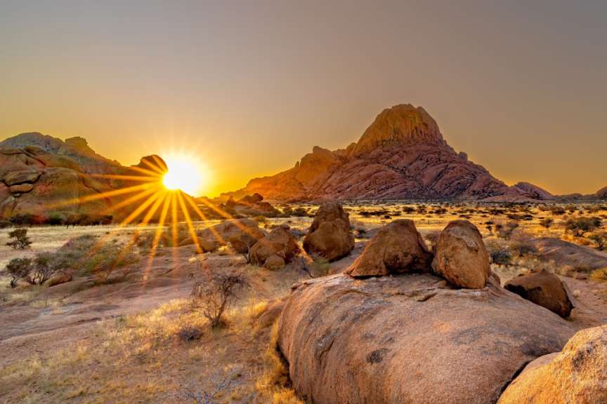 700 Meter hoher Inselberg: Spitzkoppe