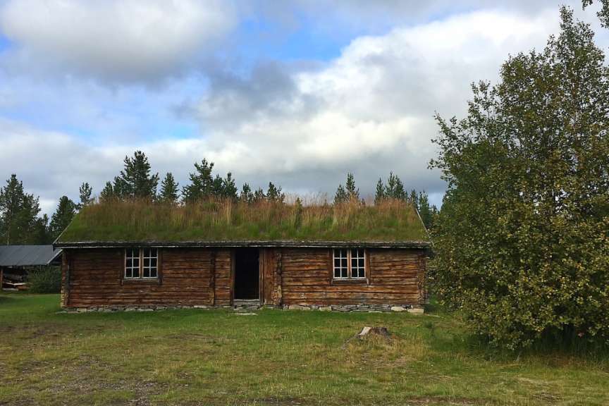 Traditionelle Hütte