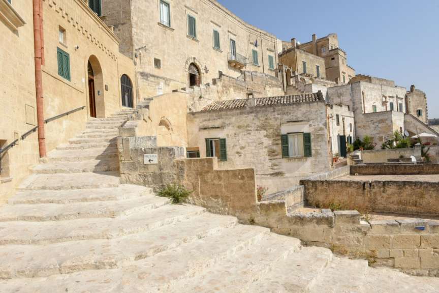 Unzählige Steinstufen: Sassi di Matera