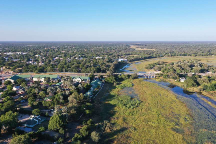 Tor zum Okavango-Delta: Maun