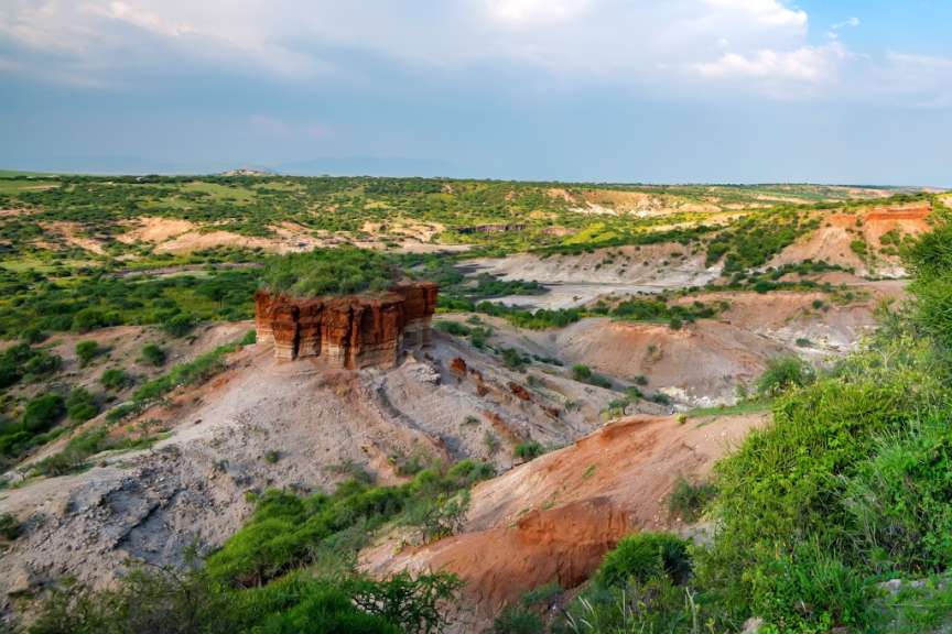 Die „Wiege der Menschheit“: Olduvai-Schlucht
