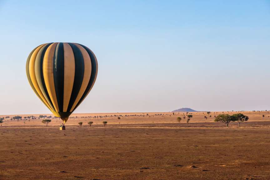 Ballonfahrt über die Serengeti