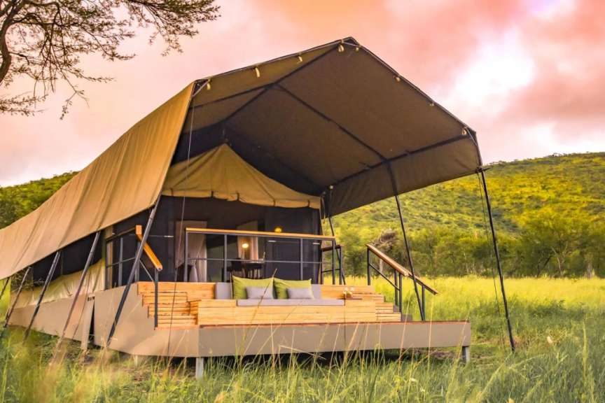 Abgeschieden: Lodge in der Serengeti
