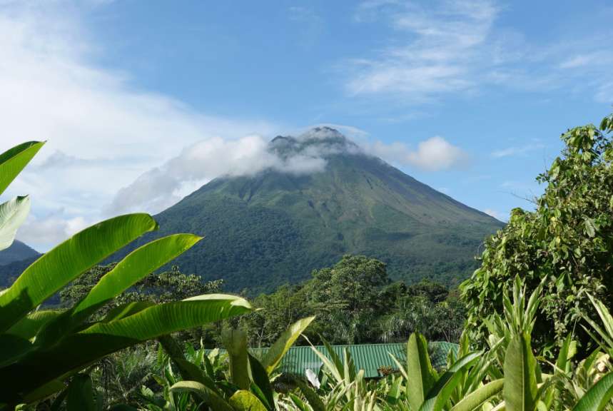 Blick auf den Vulkan Arenal