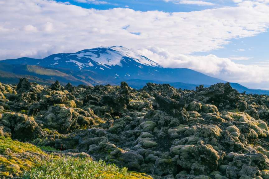 Landschaft am Vulkan Hekla