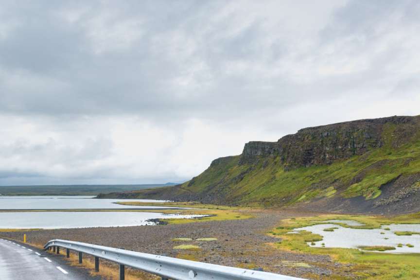 Küstenlandschaft in Norðurland eystra