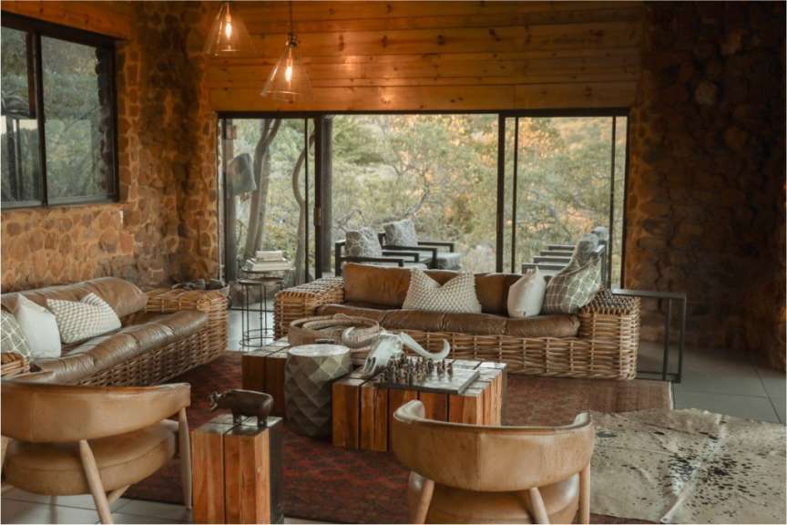 Gemütliche Lounge