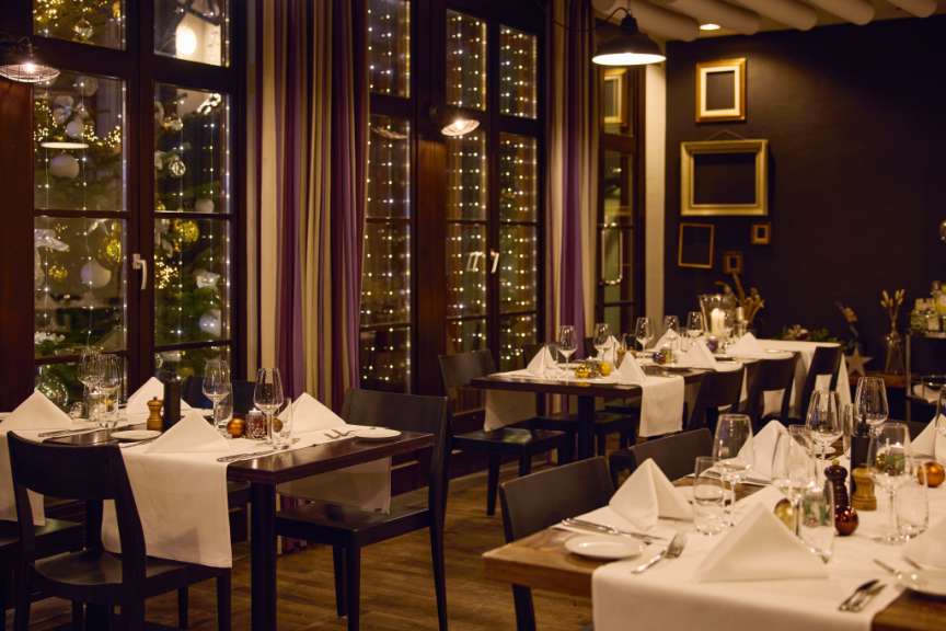 Gemütliche Stimmung: Restaurant