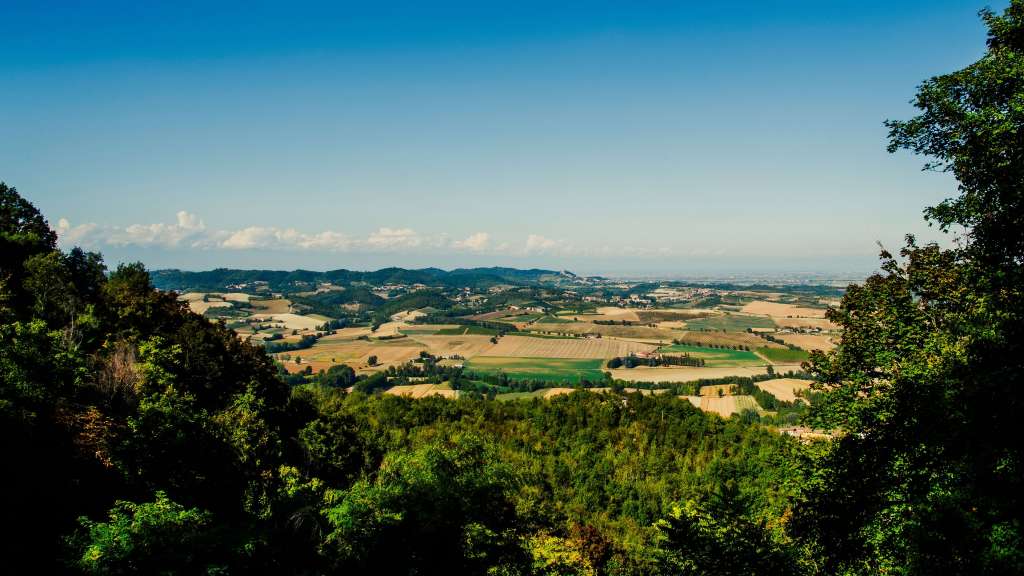 Blick vom Sacro Monte di Crea