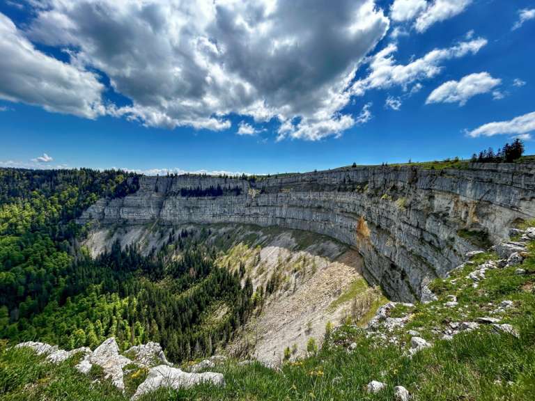 Felsenlandschaft am Creux du Van
