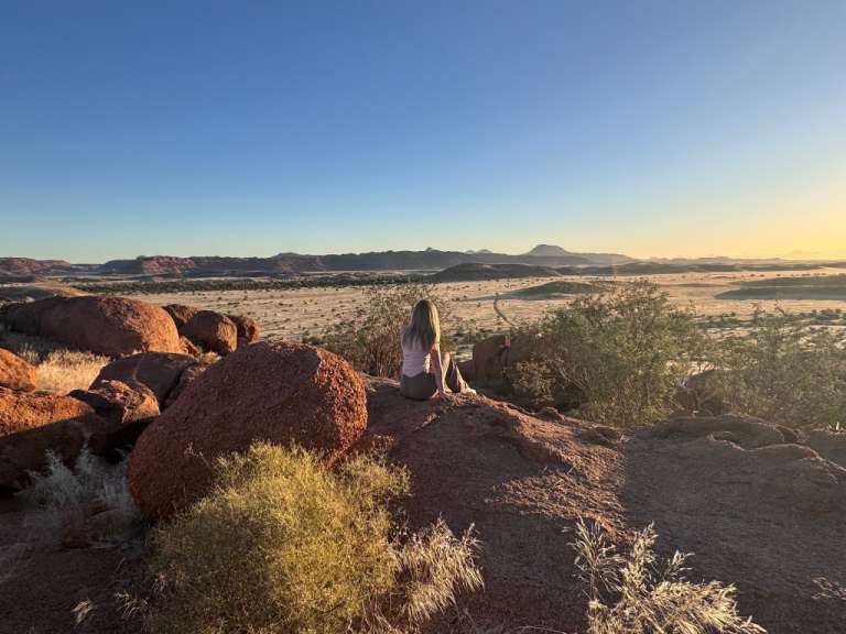 Ausblick vom Camp