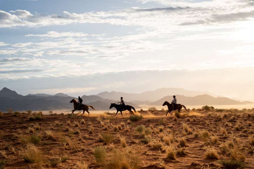 Auf Pferden durch die Namib