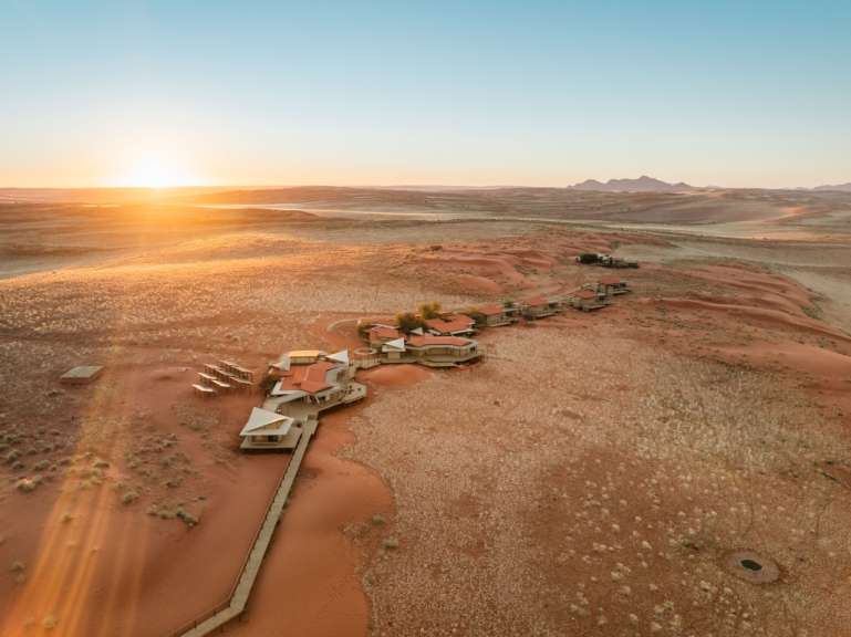 Exklusives Wüstenerlebnis: Wolwedans Desert Lodge