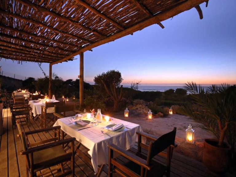 Dinner mit Meereblick