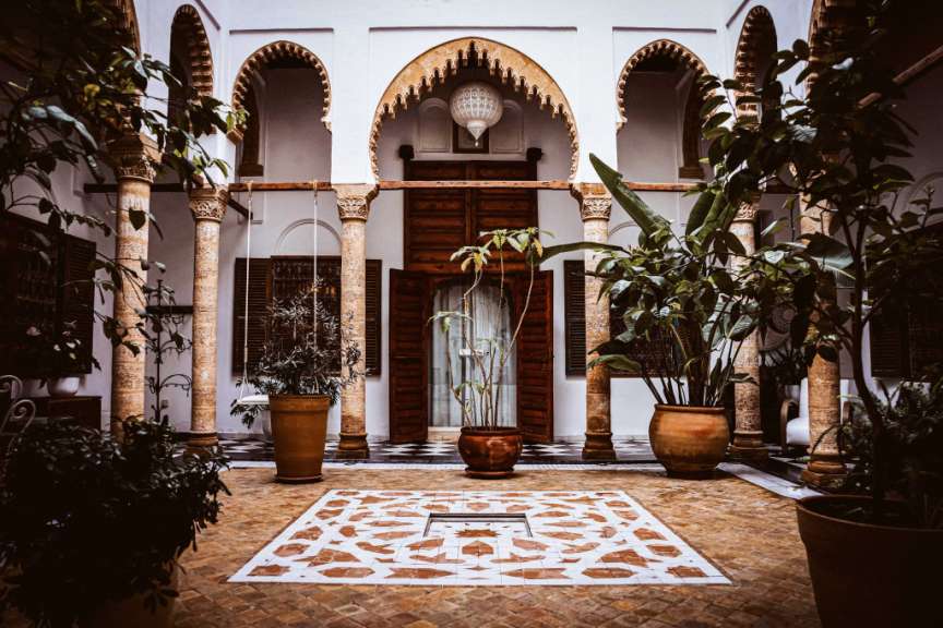 Traditionelles Haus mit Innenhof: Riad in Rabat