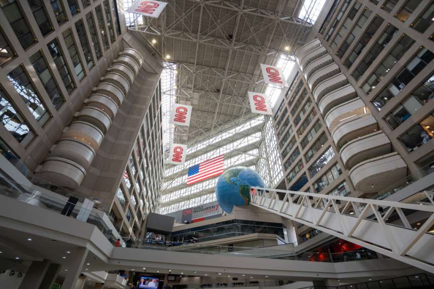 CNN Center, Innenansicht