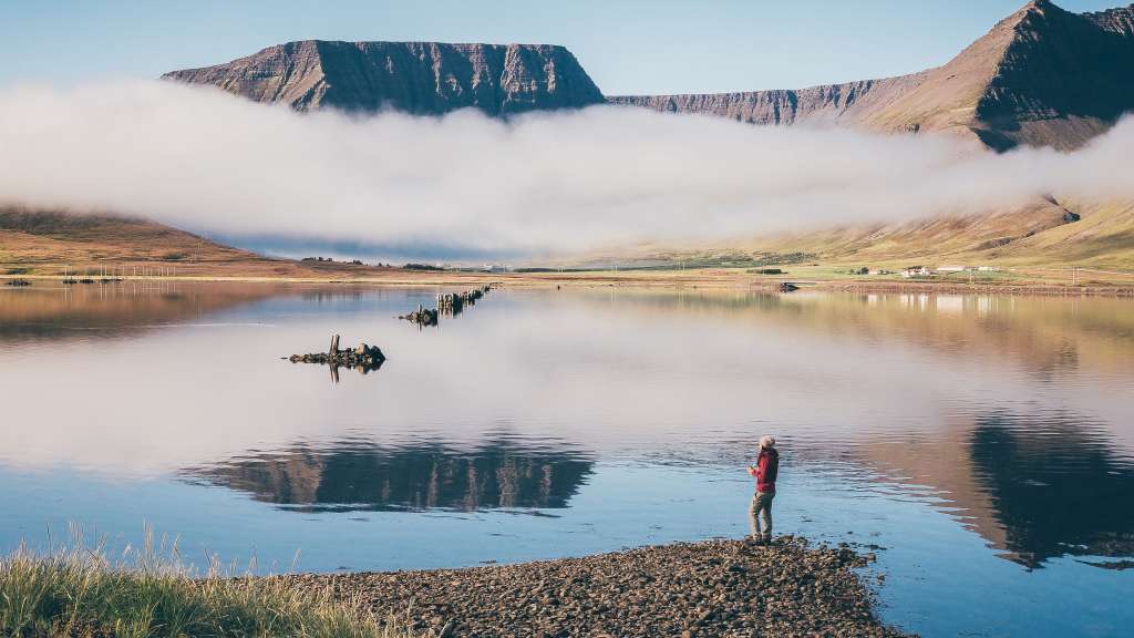 Einsame Landschaft in den Westfjorden