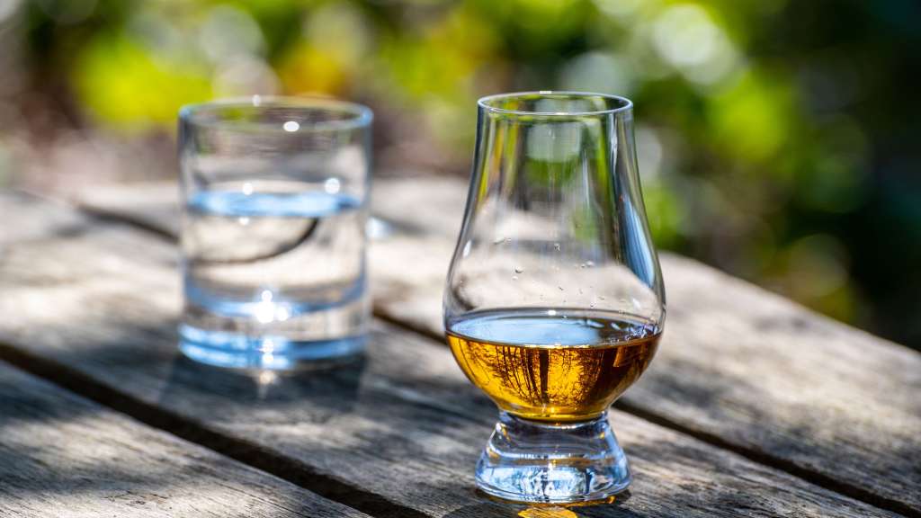 Whiskyprobe in Schottland