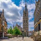 Hoch über die Altstadt ragend: Belfried von Gent