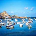 Postkartenmotiv: Hafen von Barfleur